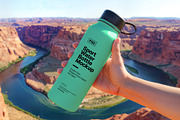 Sport Water Bottle Mockup, a Cups & Container Mockup by Elite Mockups (Thumbnail 2 of 3)