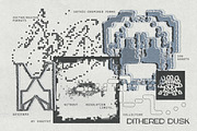Dithered Dusk Graphic Collection, an Object Graphic by Vanzyst (Thumbnail 9 of 9)