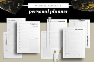 Personal Planner Printable Minimal