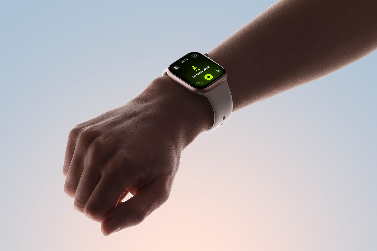24 Watch Series 11 in Hand Mockups, a Wearable Device Mockup by Asylab (Photo 40 of 107)