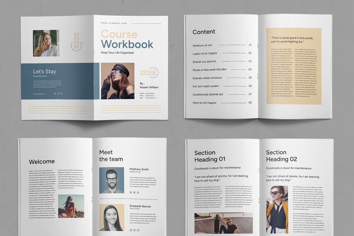 Workbook Template, a Stationery Template by ContestDesign (Photo 2 of 4)