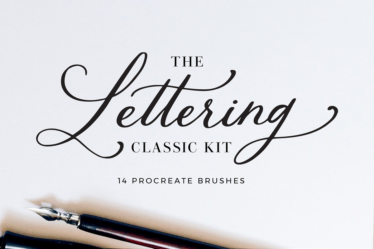 Procreate Lettering Brushes Classic