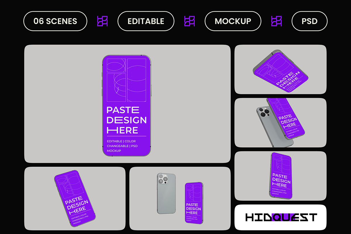 Smartphone Mockup, an iPhone Mockup by hiddemaru (Photo 2 of 4)