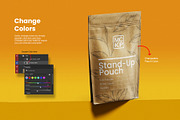 Kraft Pouch Packaging PSD Mockup Set, a Packaging Mockup by Remnand Studio (Thumbnail 4 of 10)