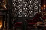Skull & Bones Patterns + Clipart, a Pattern Graphic by Sveta Aho (Thumbnail 5 of 5)