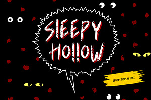 Sleepy Hollow Display Font