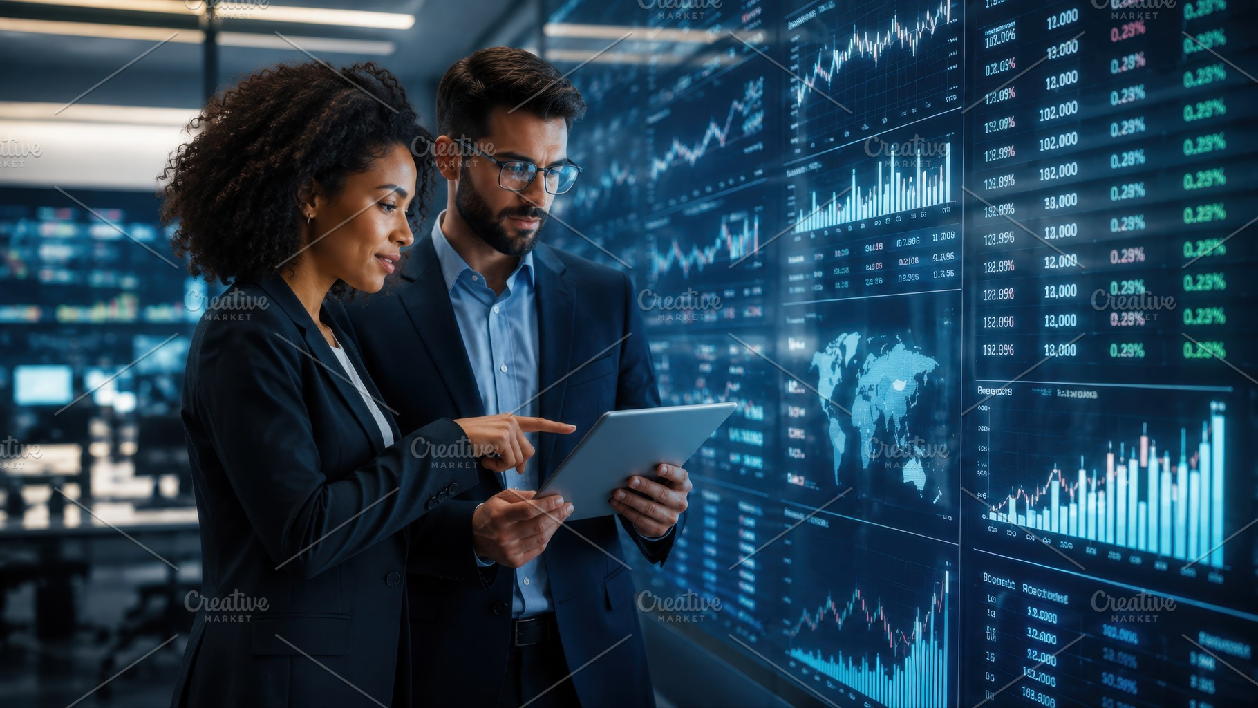 Business team reviews data, a Photo by Beautiful things