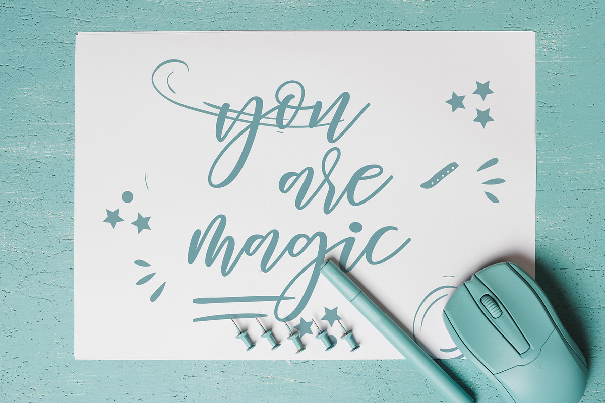 Diary Amily Script, a Script Font by MrLetters (Photo 9 of 14)