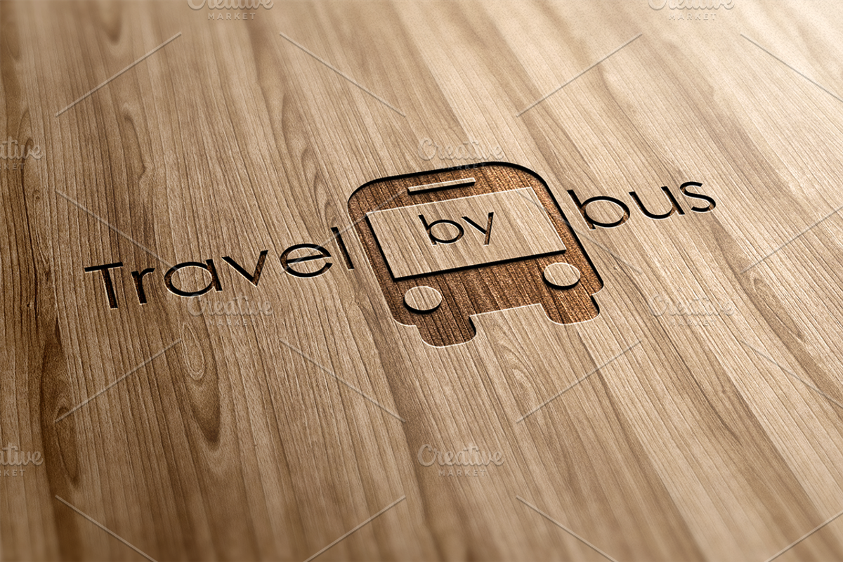 Travel by bus Logo Design, a Branding & Logo Template by Florin Chitic (Photo 1 of 2)