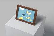 Postcard Size Frame Mockups, an Advertising Mockup by megostudi0 (Thumbnail 5 of 6)
