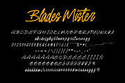 Blades Mister - Cursive Handwriting, a Handwritten Font by Variatype (Thumbnail 8 of 8)
