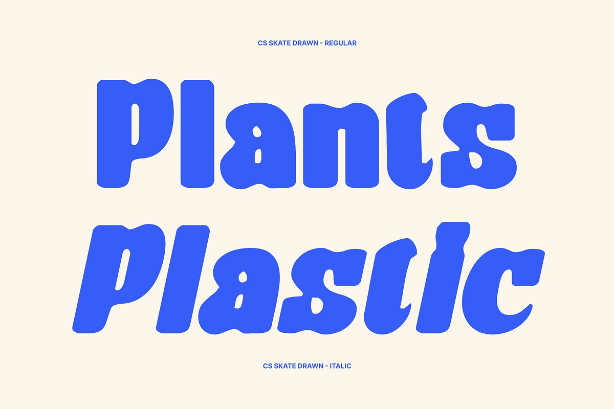 CS Skate Drawn, a Sans Serif Font by Craft Supply Co. (Photo 4 of 8)