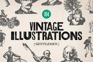 104 Vintage Illustrations