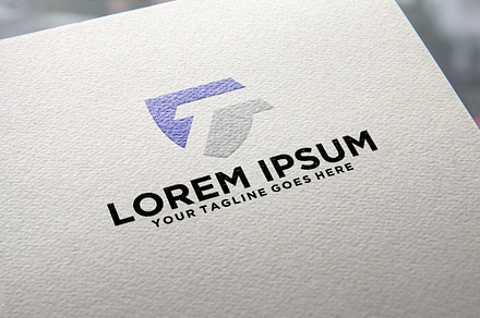 Shield Letter T logo icon
