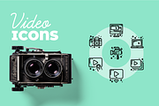 Audio & Video Line Art Icon Set, an Icon by C.Gordon Illustration (Thumbnail 4 of 4)