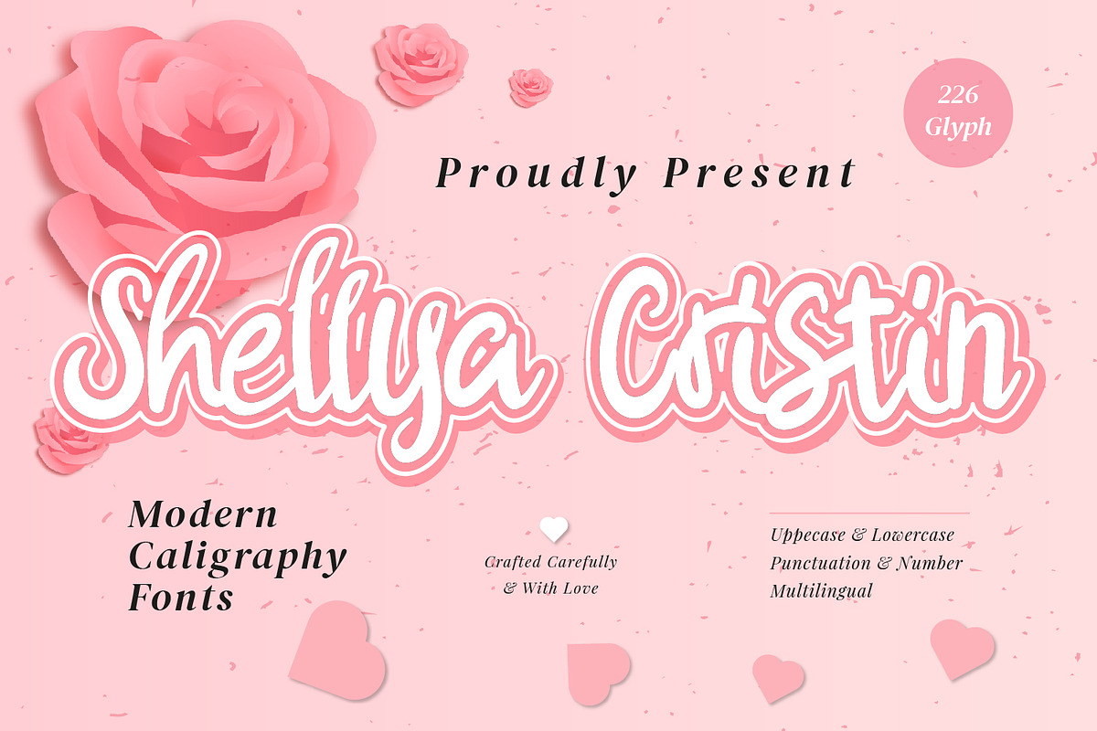 Shellya Cristin - Modern Script font, a Script Font by Nahar_std (Photo 1 of 8)