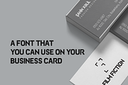 TA Film Fiction Sans, a Sans Serif Font by TAFT Foundry (Thumbnail 9 of 10)