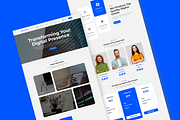 Digital Solutions - Website Template, a Wireframe Template by RPWDS (Thumbnail 2 of 5)