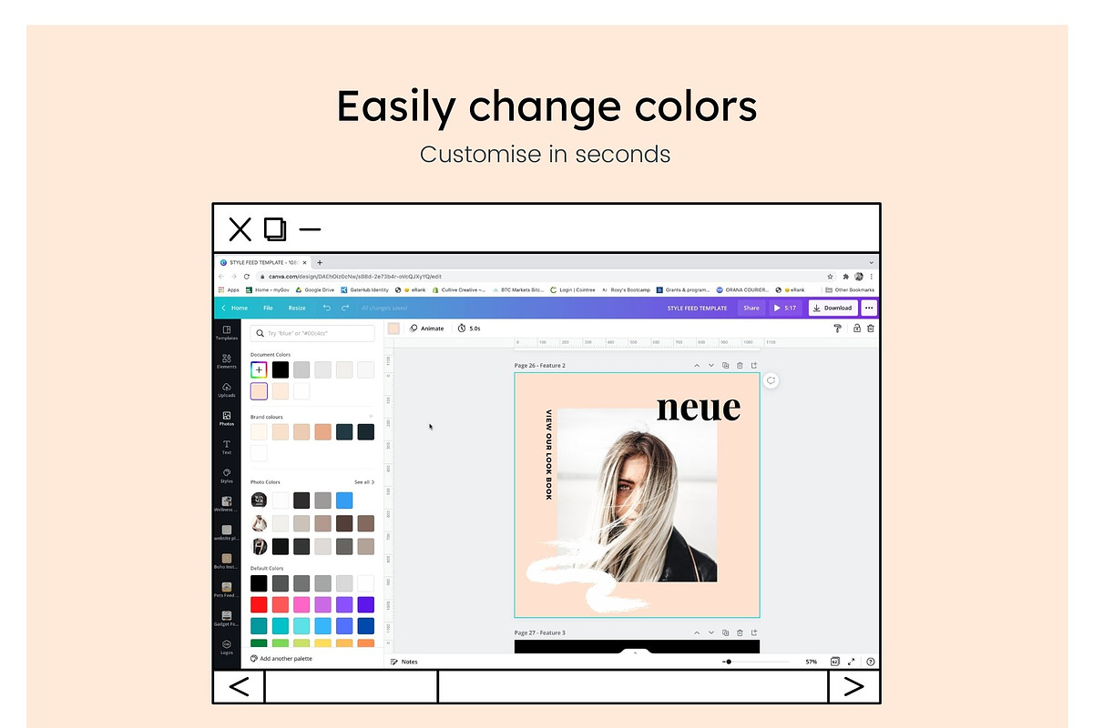 Style Instagram Feed Templates, a Social Media Template by Cultive Creative (Photo 5 of 13)