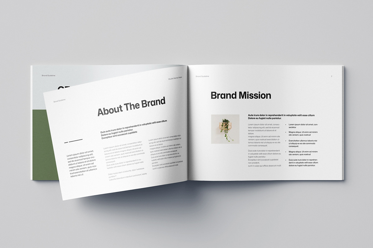 Brand Guidelines | Word & InDesign, a Brochure Template by HiveArts (Photo 6 of 13)