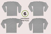 Fine Jersey Long Sleeve Mockups, a Shirt Mockup by GraphicHero (Thumbnail 6 of 7)