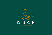 Iconic Line Art Swan or Duck Logo, a Branding & Logo Template by Signatoro (Thumbnail 3 of 3)