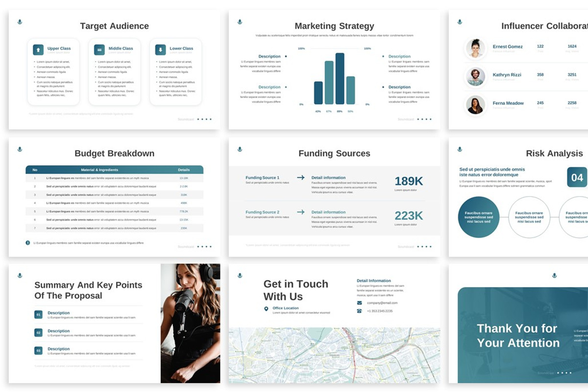 Soundcast - Podcast Powerpoint, a Presentation Template by SlideFactory (Photo 4 of 4)