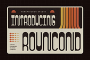 Rouncond, a Sans Serif Font by graphicook (Thumbnail 1 of 10)