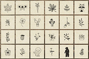 150 Hand Drawn Elements -Nature III-, an Animal Illustration by Michael Rayback Design (Thumbnail 4 of 15)