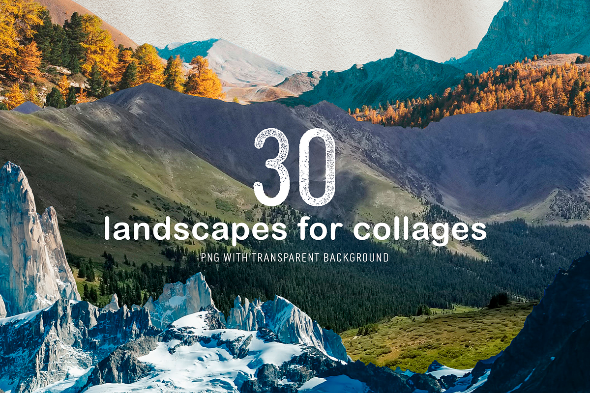 30 Landscapes for Collages, an Object Graphic by designerbianca (Photo 1 of 5)