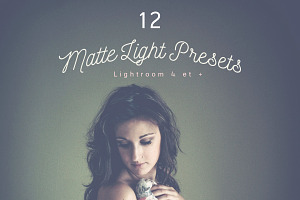 Pack 12 Lightroom Presets Matte