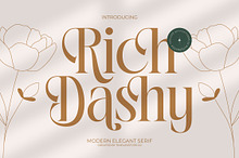 Rich Dashy Modern Elegant Serif