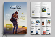Modern Travel Magazine Design, a Brochure Template by MightyDesign (Thumbnail 1 of 6)