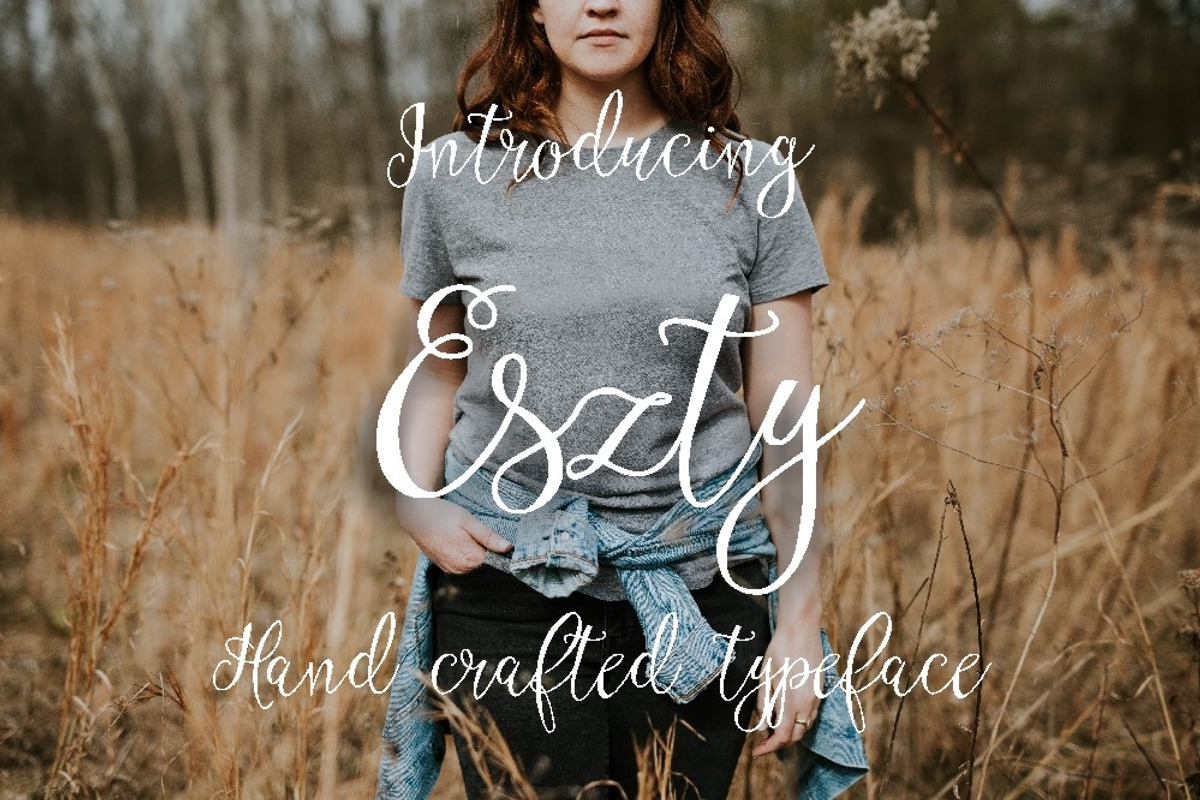 Eszty Script Font preview 3