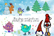 Winter Procreate Brushes & Stamps, a Shape Add-On by Ducatum (Thumbnail 7 of 8)