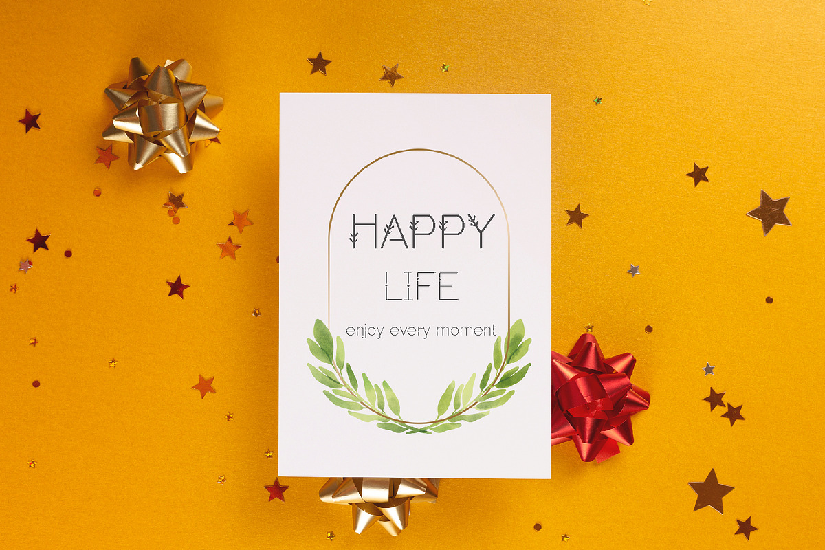 ChristmasTree Modern Sans Serif Font, a Sans Serif Font by Yiru Chen Studio (Photo 14 of 15)