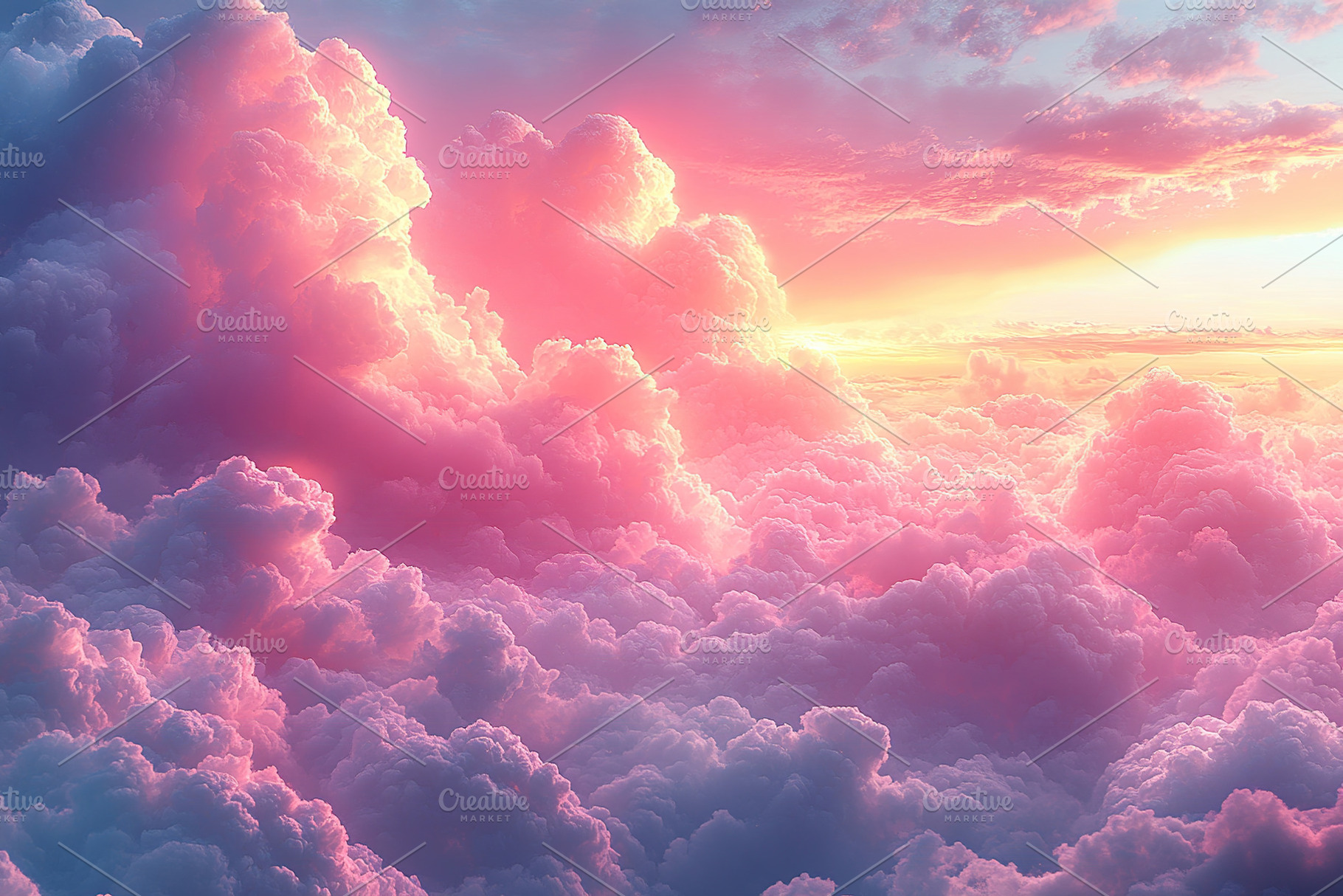 Beautiful sky and clouds in pastel colors, a Photo by AlyaAnd