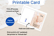 Father's Day Greeting Card PDF, a Card Template by Pixels N Bows (Thumbnail 3 of 4)