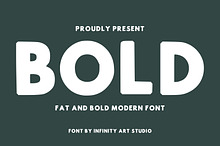 Bold Fat Modern Font