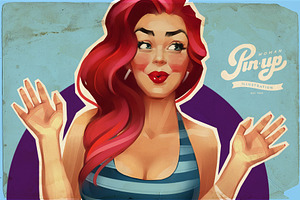 Pin-up woman