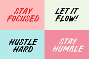 CRUSHER STONE | Brush Font, a Font by MJB Letters (Thumbnail 7 of 10)