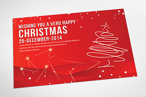 Christmas Postcard Templates.