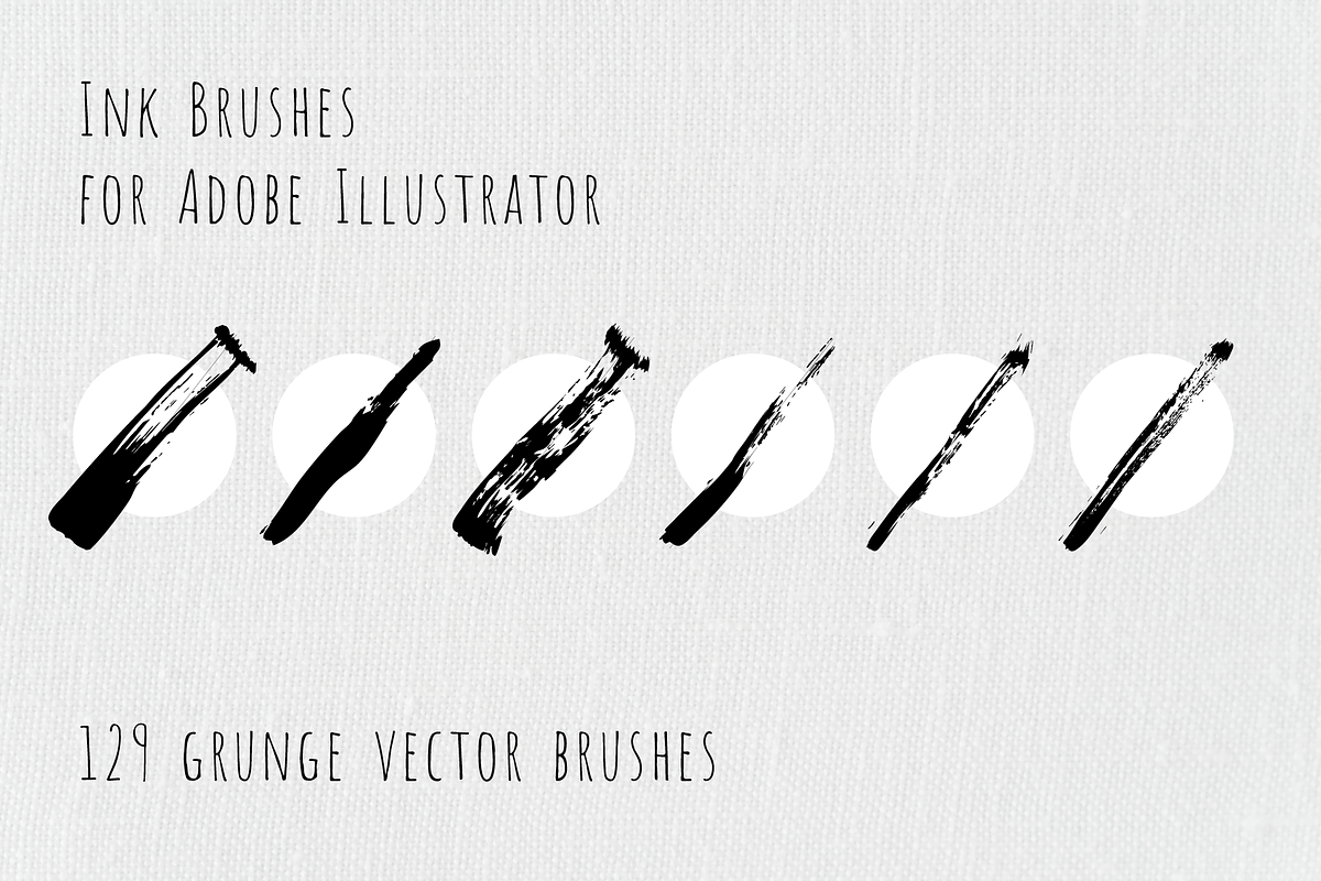 129 vector art brushes, a Brush Add-On by Art Sproot (Photo 1 of 4)