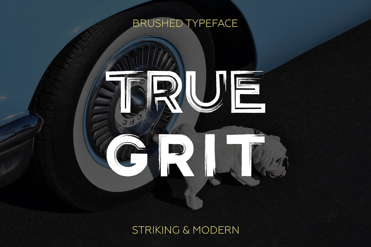 Gent. Display brushed typeface. preview 3