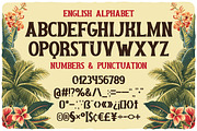 Tropical Tides Vintage Label Font, a Serif Font by JumboDesign (Thumbnail 4 of 7)