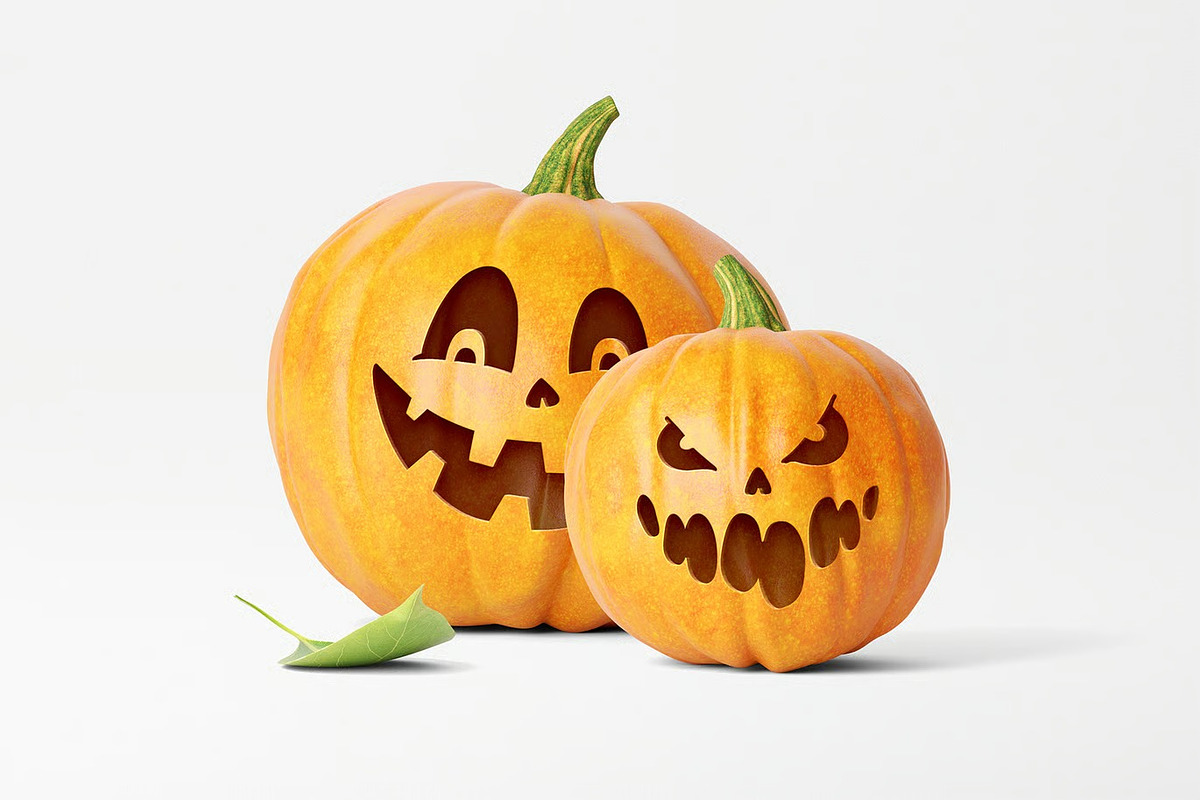 Halloween Pumpkin Mockup, a Product Mockup by zpackcreative (Photo 3 of 7)