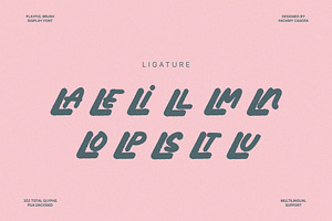 NCL AMORE BENKOVA - Playful Font