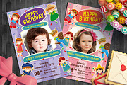 Kid Birthday invitation, an Invitation Template by Saphari (Thumbnail 1 of 2)