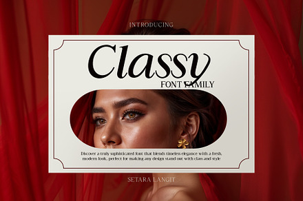 Classy Typeface - Timeless Elegance, a Serif Font by Setara Langit Studio