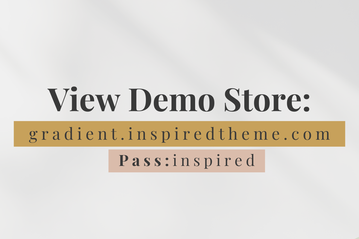 Gradient - Beauty Shopify Theme, a Templates & Theme by InspiredTheme